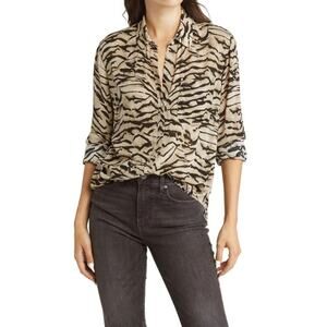 Rails Josephine Animal Print Button-Up Blouse
Rails